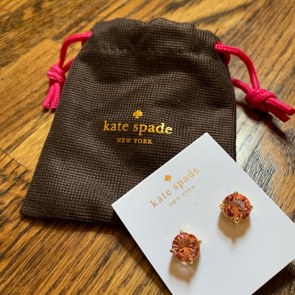 NWT Kate Spade Earrings Pink